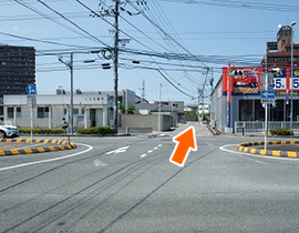 末広大橋・津田・論田方面から　行き方③